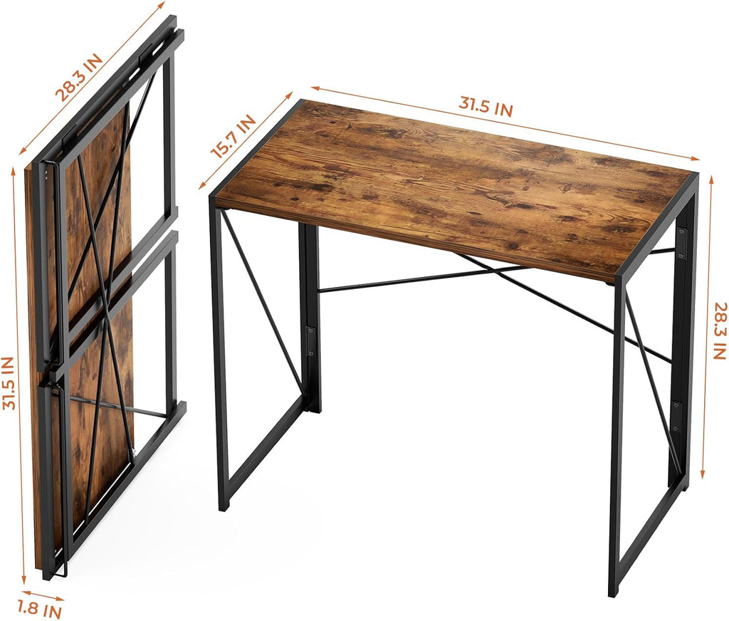 31.5 inch Folding Desk with Led Lights K691