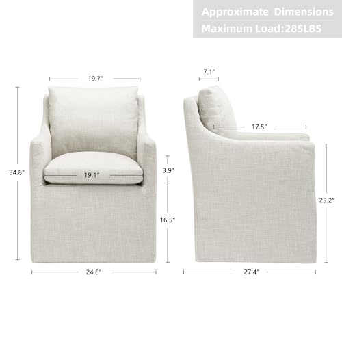Upholstered Dining Chair with 4 Casters H59912