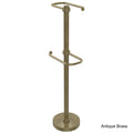 Matte Black Free Standing Toilet Tissue Stand E349