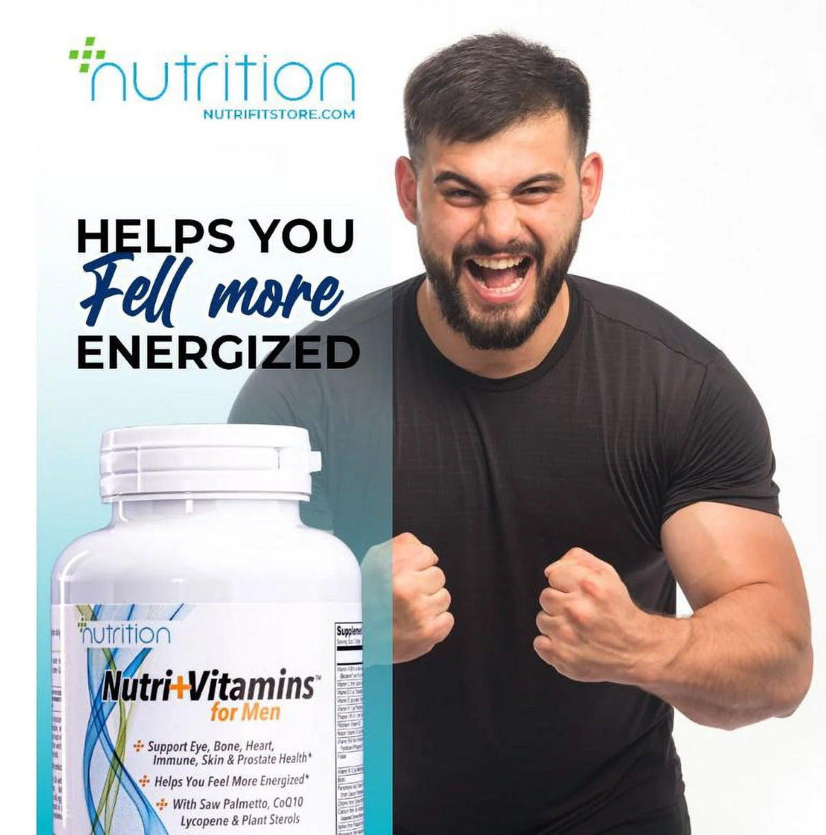 Men's Multivitamin with Saw Palmetto, Plant Sterols, Lycopene & CoQ10, 90 Softgels J77629