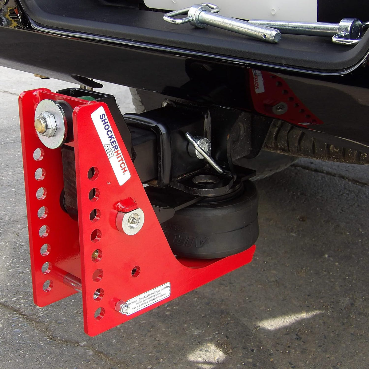 2" Ball Raised Ball Mount Air Receiver Hitch S9795