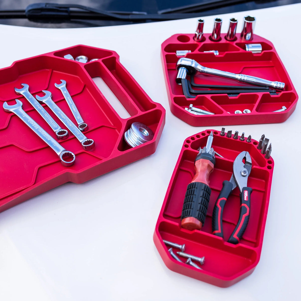 3-Piece Silicone Tool Organizer Tray A103959