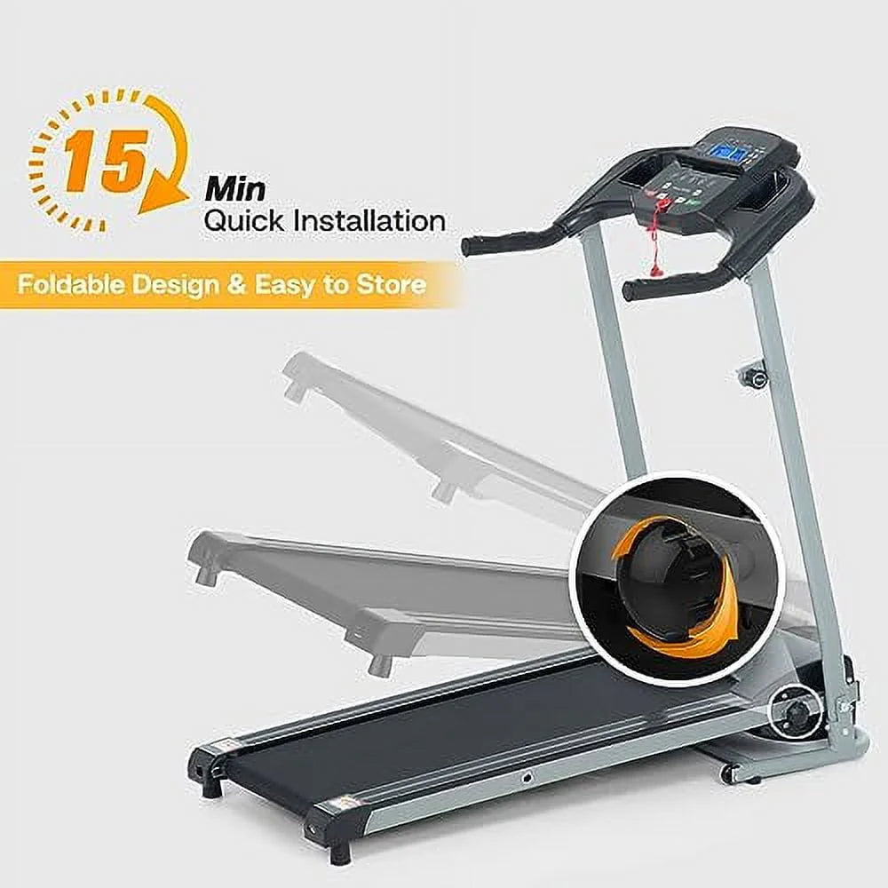 Foldable Incline Treadmill 250 LB Capacity O977790