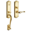 Satin Black Left Hand Dummy Entry Handleset with Lever Q8661