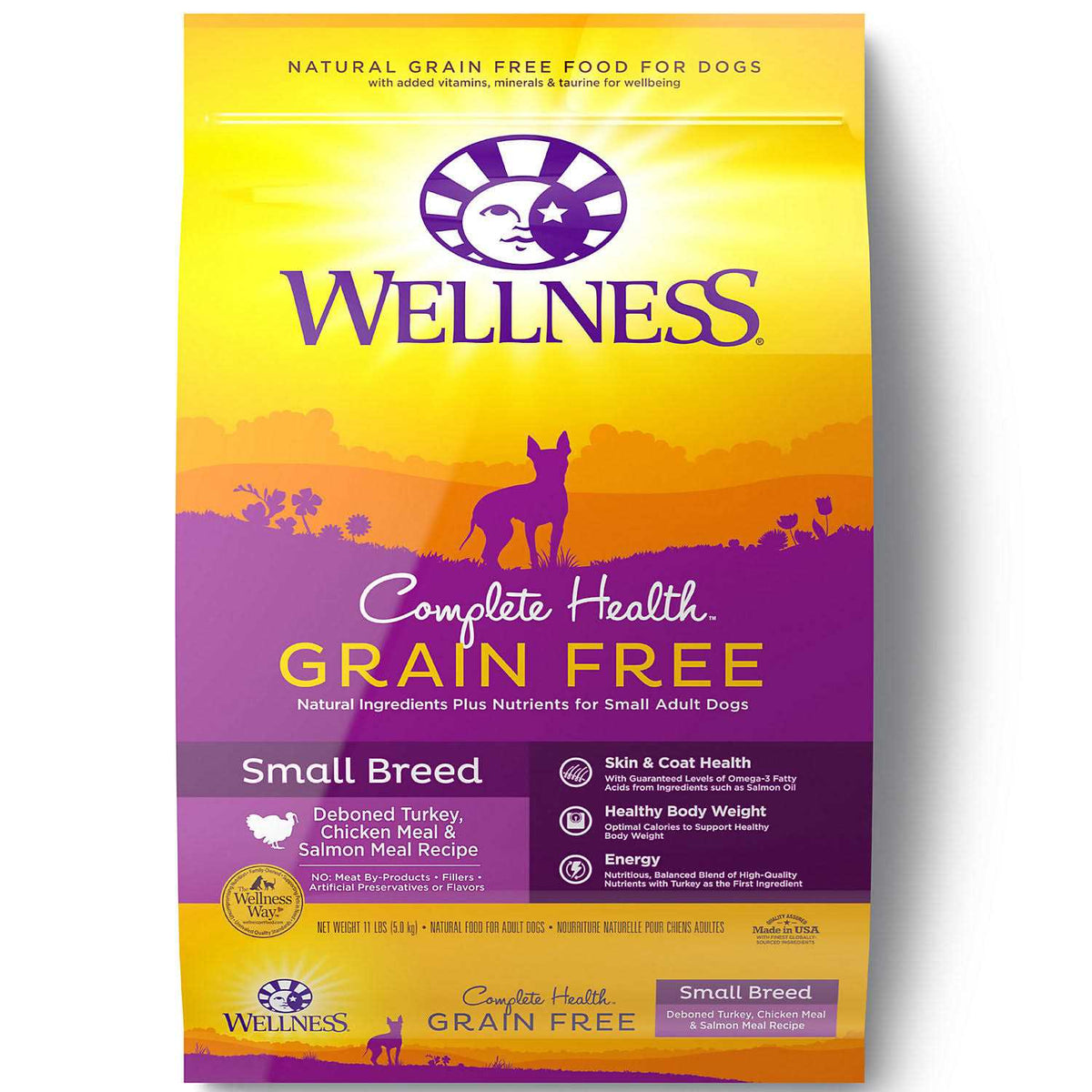 Grain Free Small Breed Turkey Chicken & Salmon Dry Dog Food L778