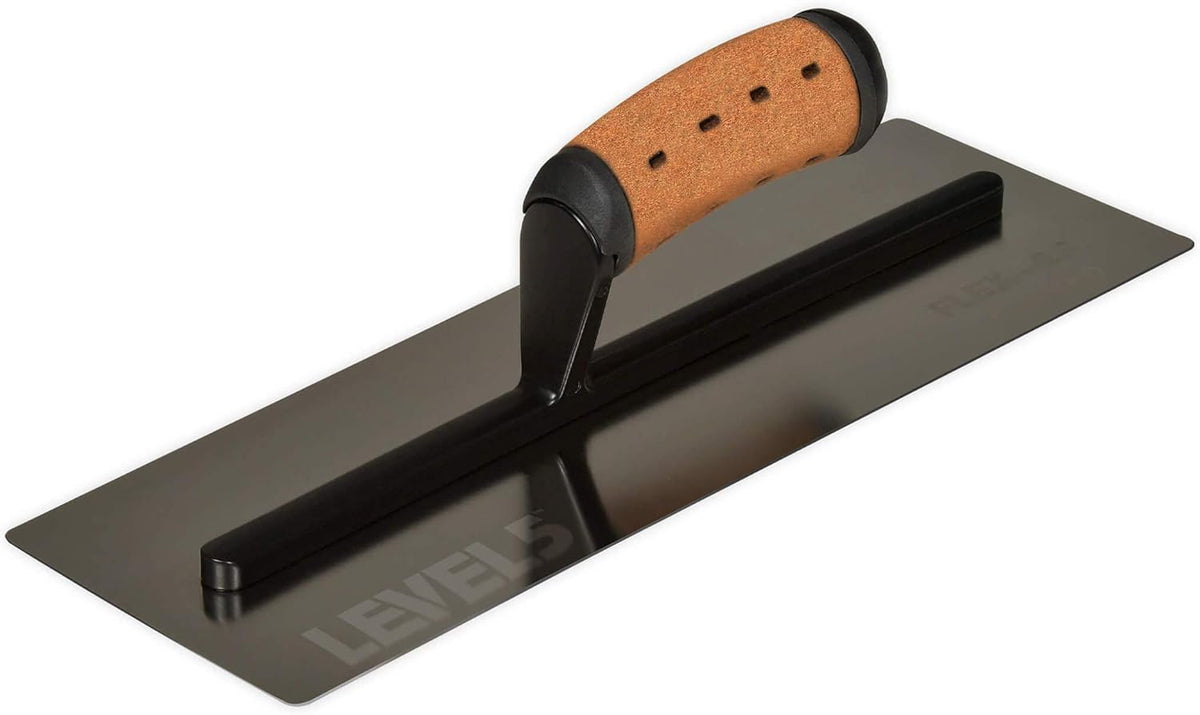 14" x 4.75" Flex Drywall Curved Trowel, 0.5MM Blade, Pack of 2 Z943743