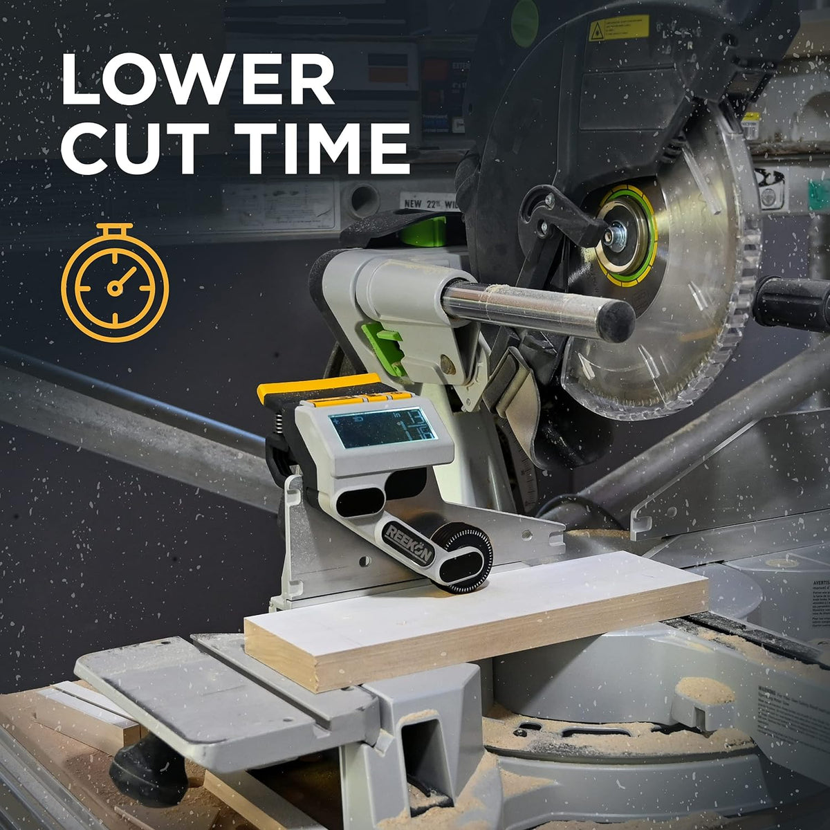 M1 Caliber Measuring Tool for Miter, Chop, and Band Saws D489