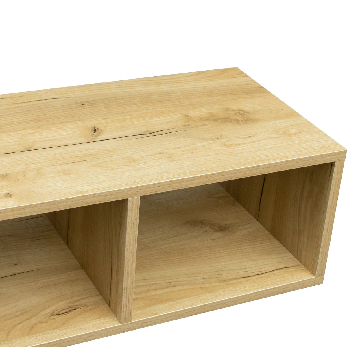 Oak L-Shaped TV Stand P2699