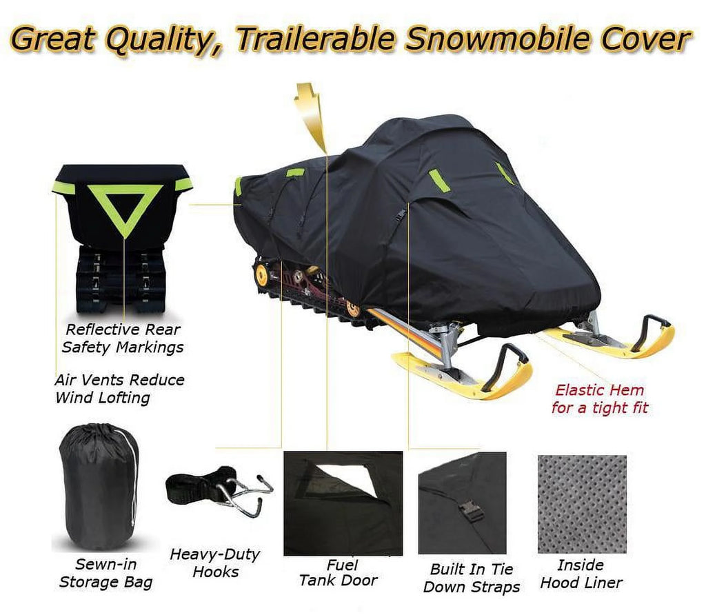 Trailerable 600 Denier Snowmobile Cover U625