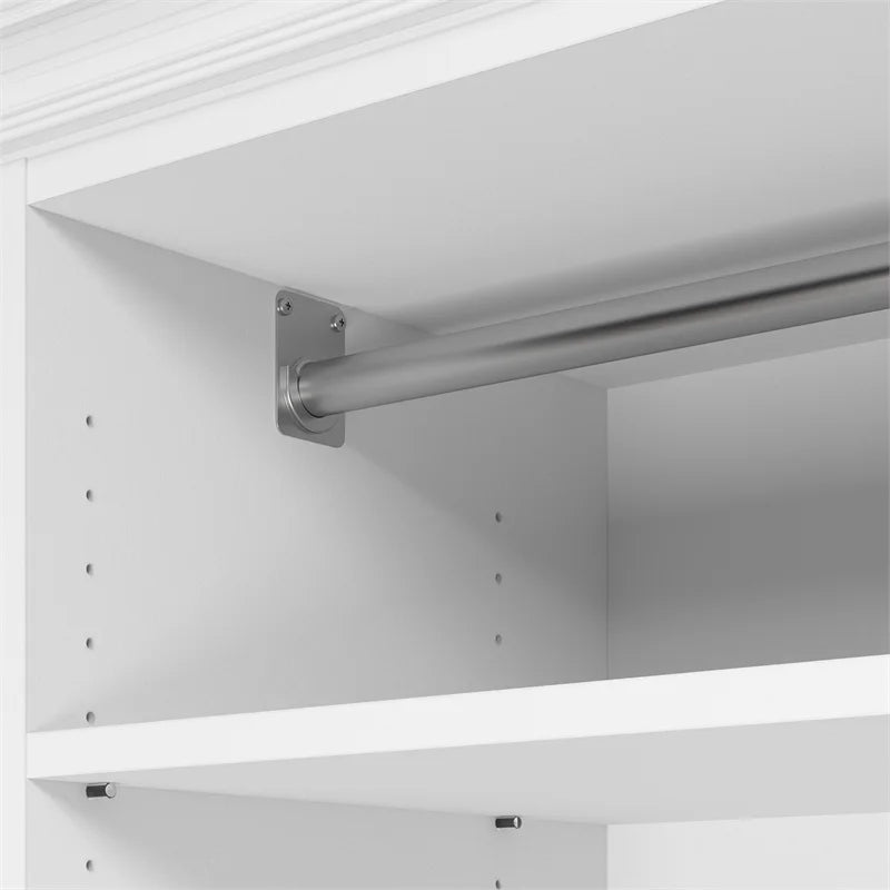 Queen Murphy Bed and Organizer in White E15139