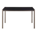 Antique Steel Black Wood Dinette Table G73765