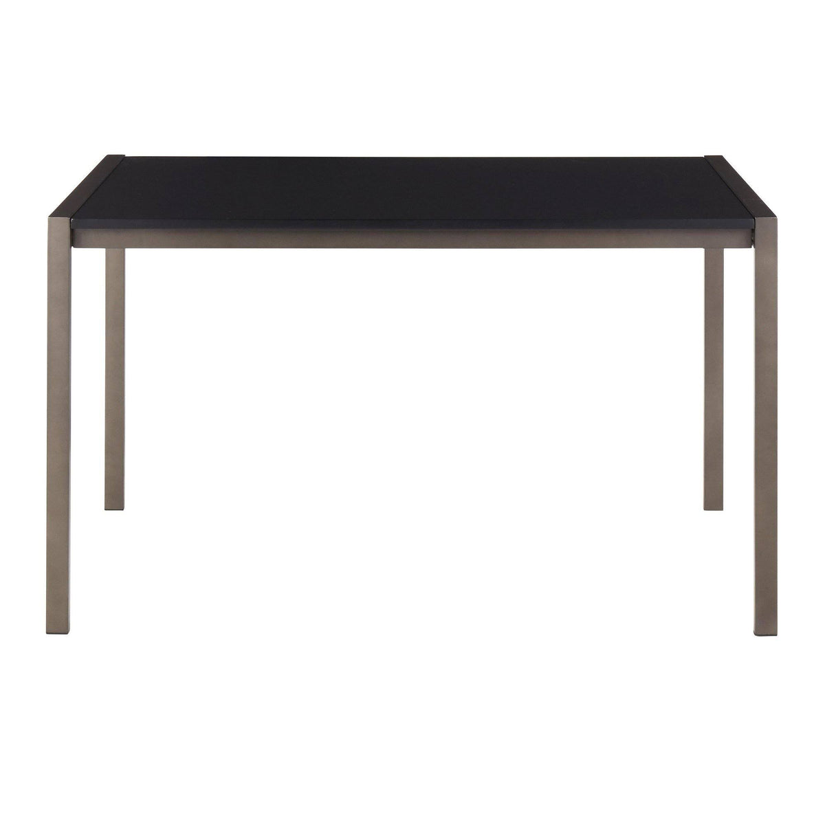 Antique Steel Black Wood Dinette Table G73765