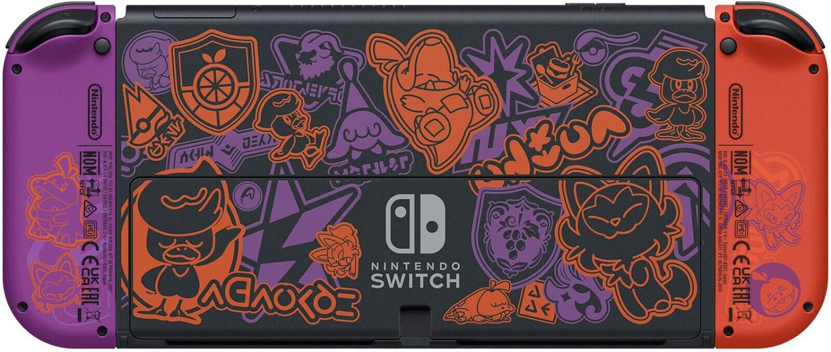 Nintendo Switch OLED Model Pokémon Scarlet & Violet Bundled With Violet Game P3136
