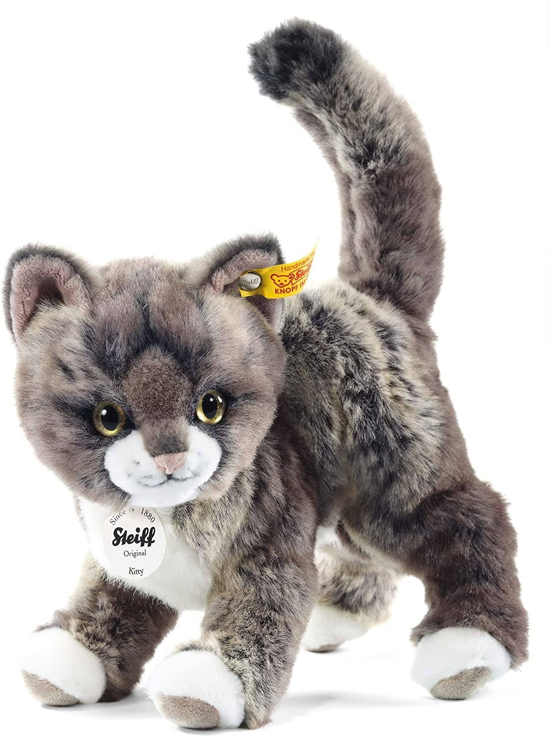 Grey Beige Cat E15581