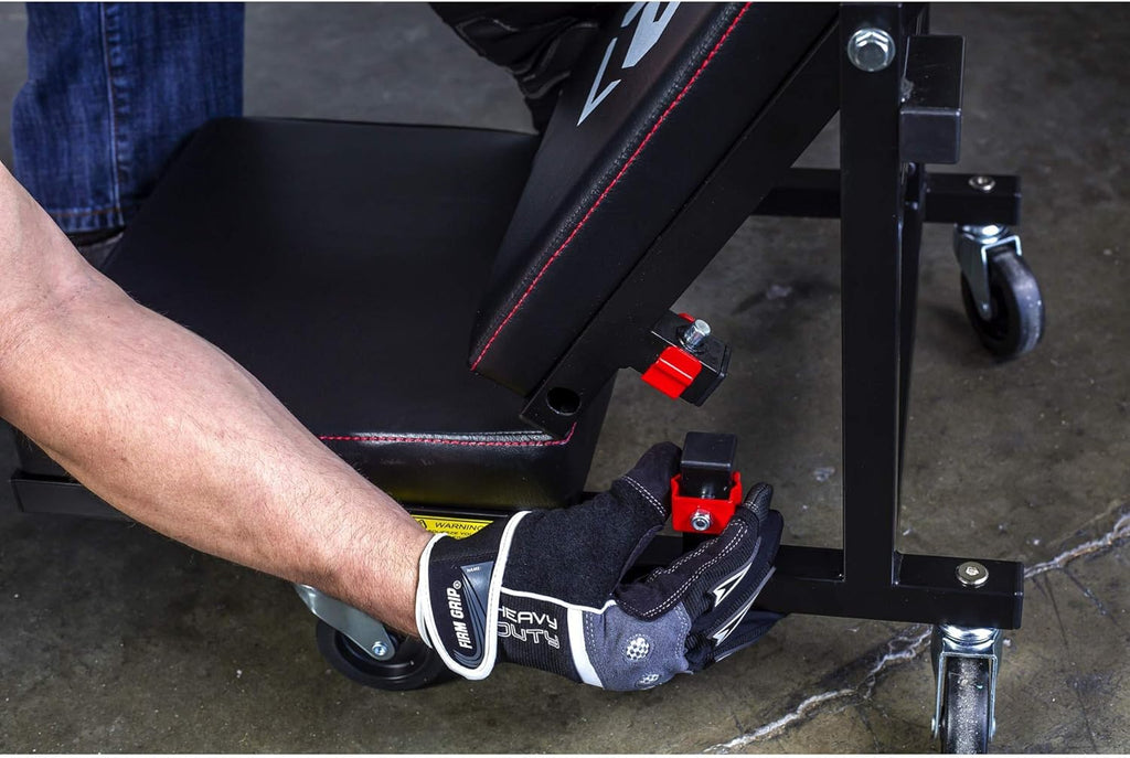 2-in-1 Rolling Creeper Seat with Thick Pad and 3-in. Casters U390