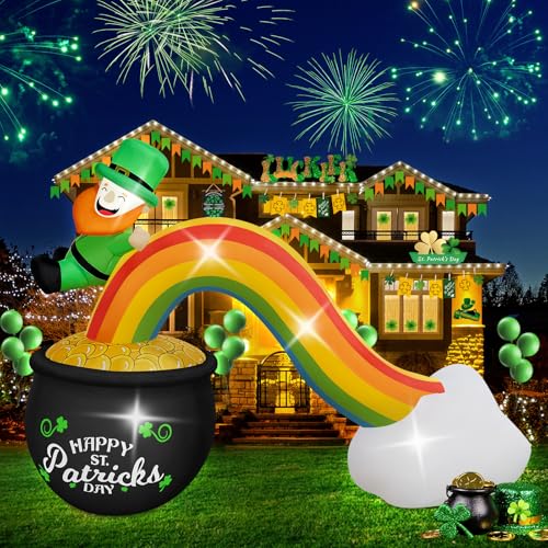 10FT Christmas Inflatable Candy Castle with LED Lights E59678