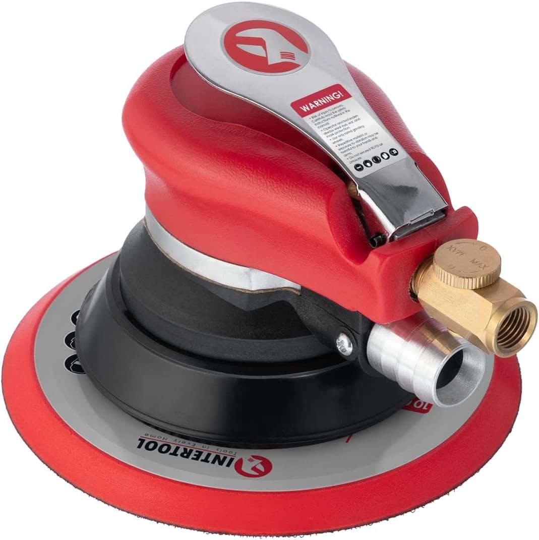 6-inch Air Random Orbital Sander with 2 Backing Pads N79062