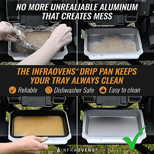 Set of Two Reusable Silicone Trays for Outdoor Grill X79606