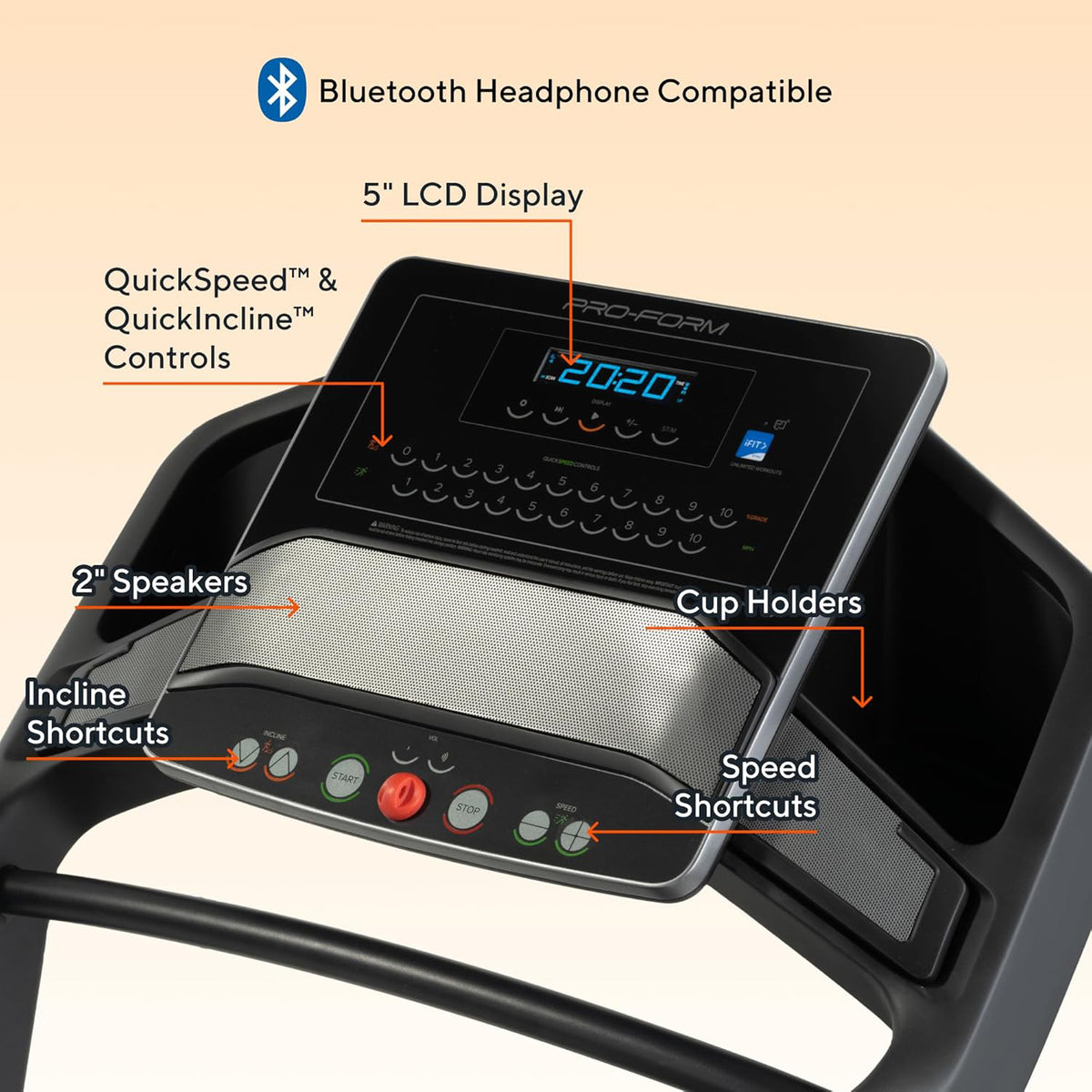 Treadmills for Walking and Running with Built-in Fan A2165