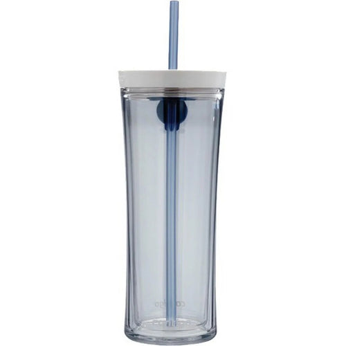 20 Oz Clear Tumbler with Straw R53963