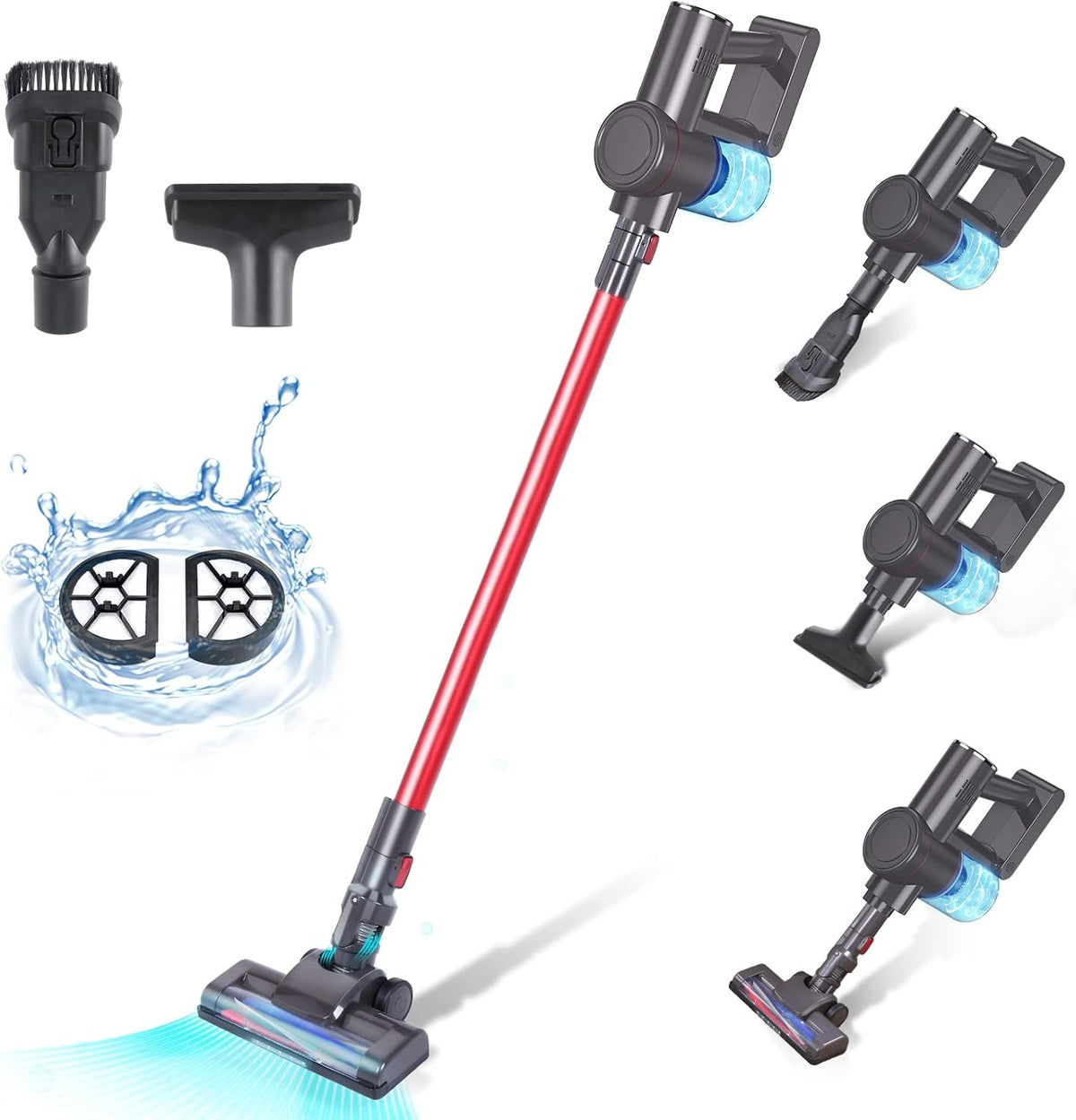9 in 1 Cordless Stick Vacuum Cleaner with HEPA Filter N3135