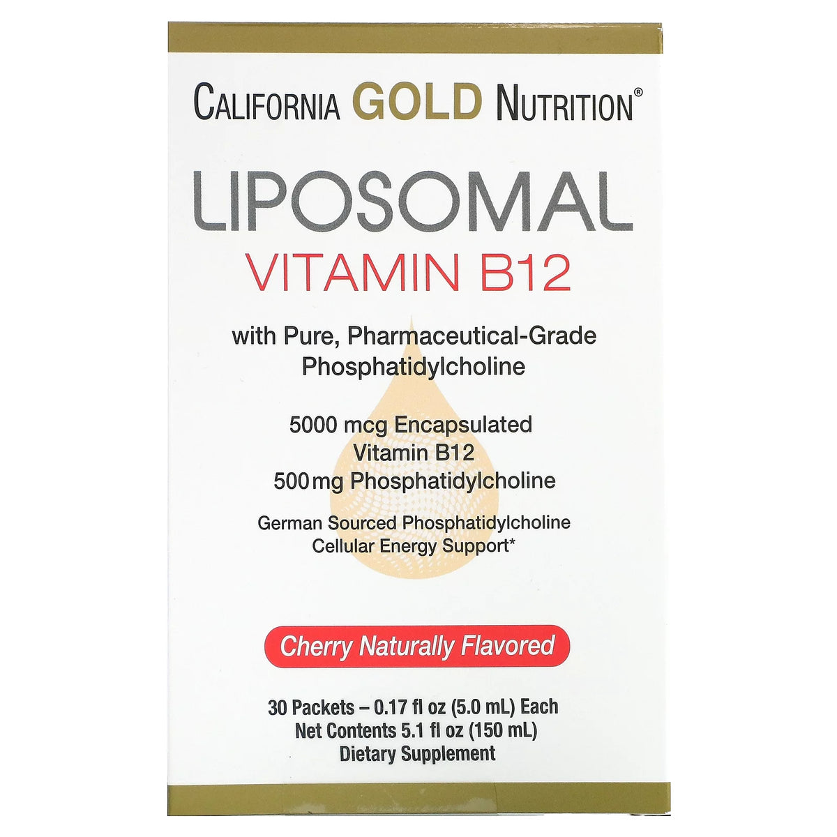 Liposomal Vitamin B12 30 Packets D323