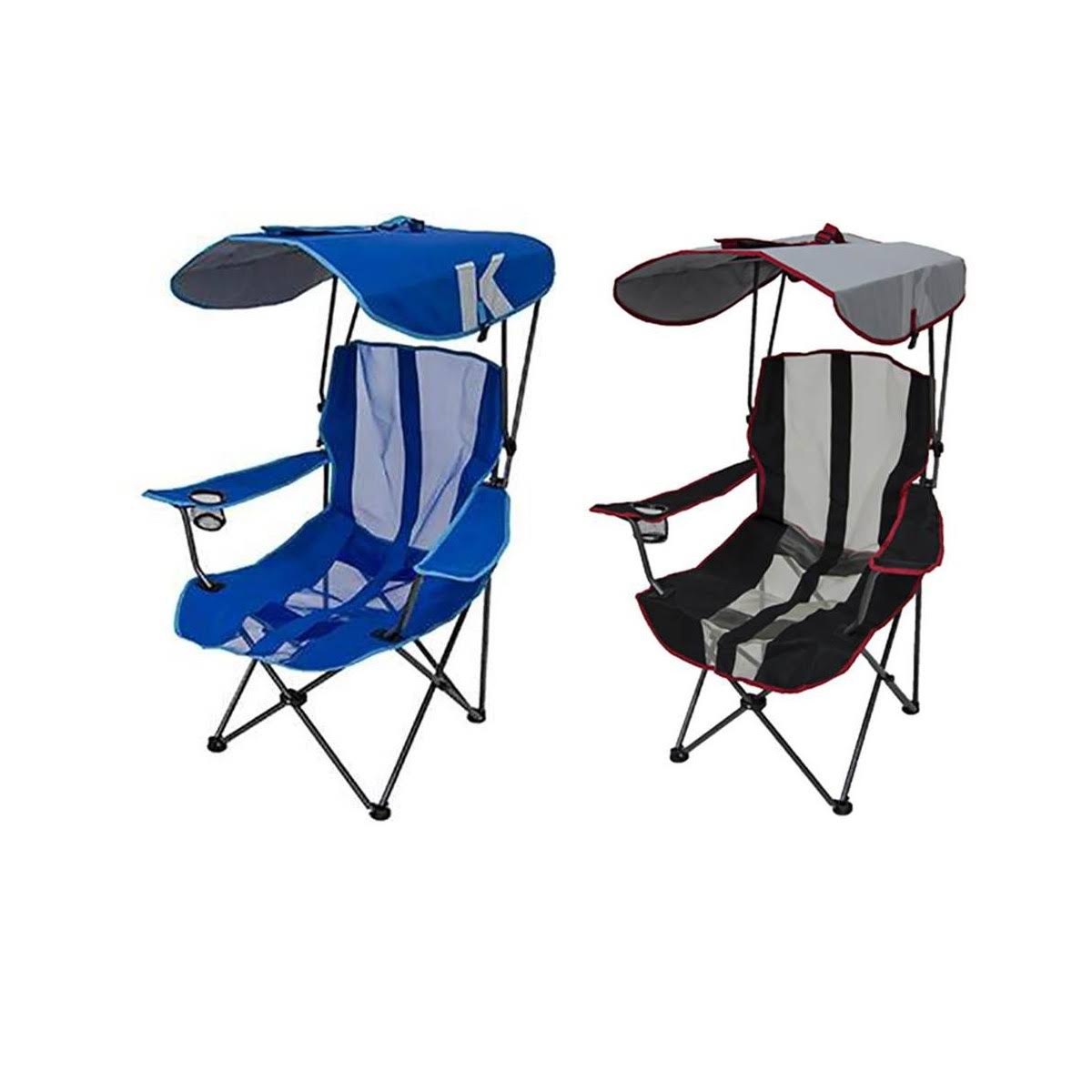 Blue & Black Canopy Camping Chair S716