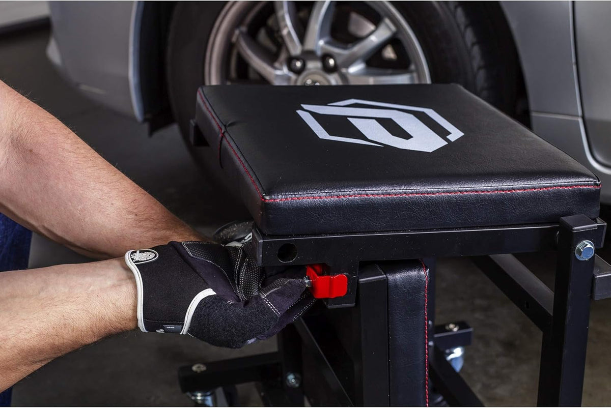 2-in-1 Rolling Creeper Seat with Thick Pad and 3-in. Casters U390