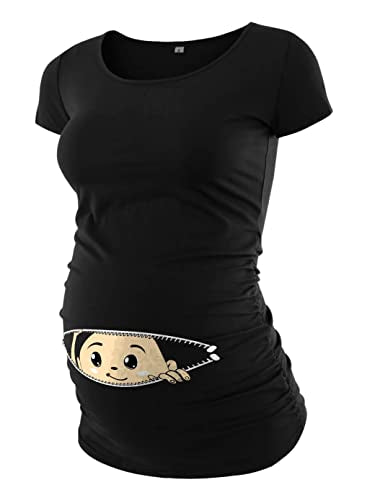 Pack of 3 Maternity Shirts with Ruched Sides Q593467