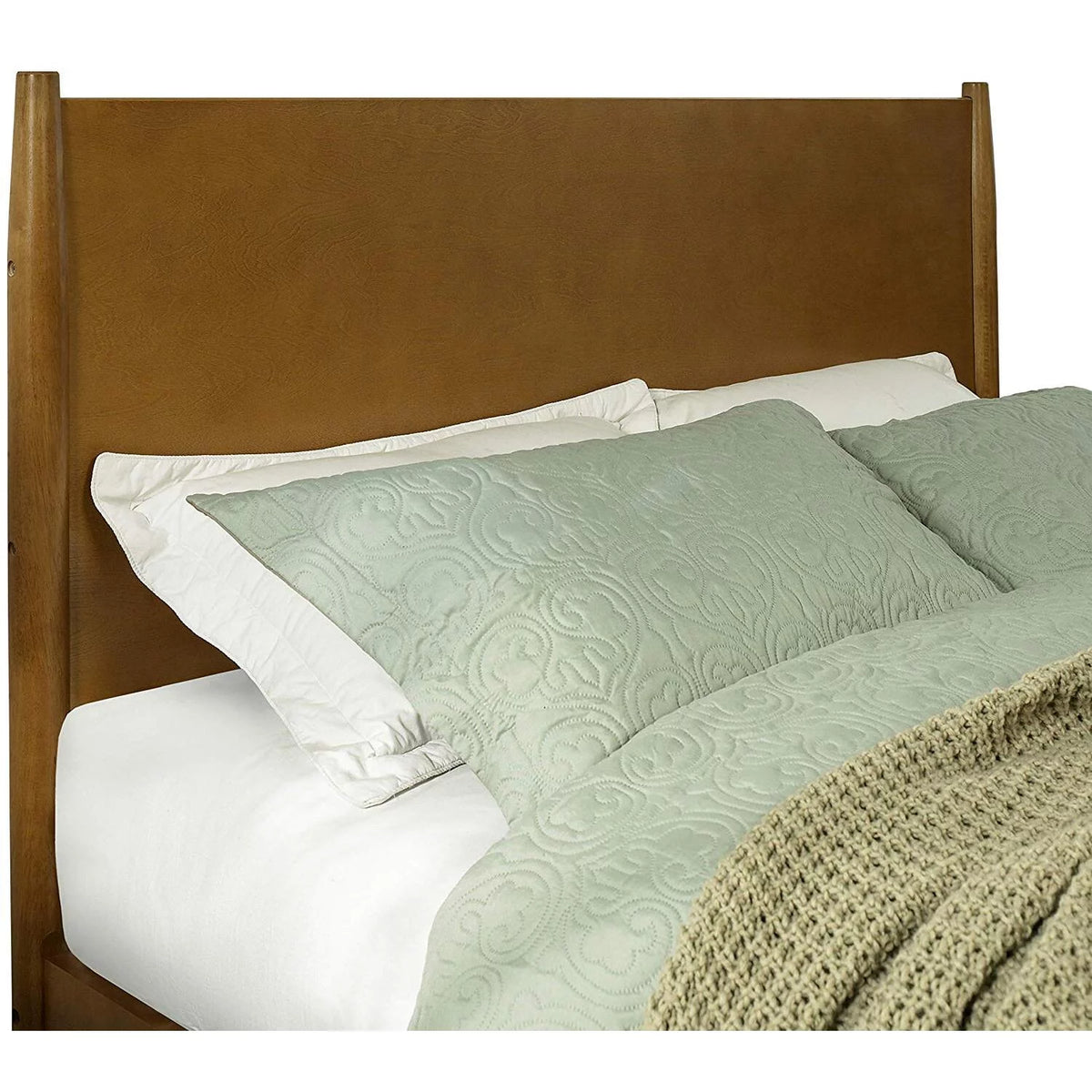 King Bed with Headboard, Footboard, Rails U181157