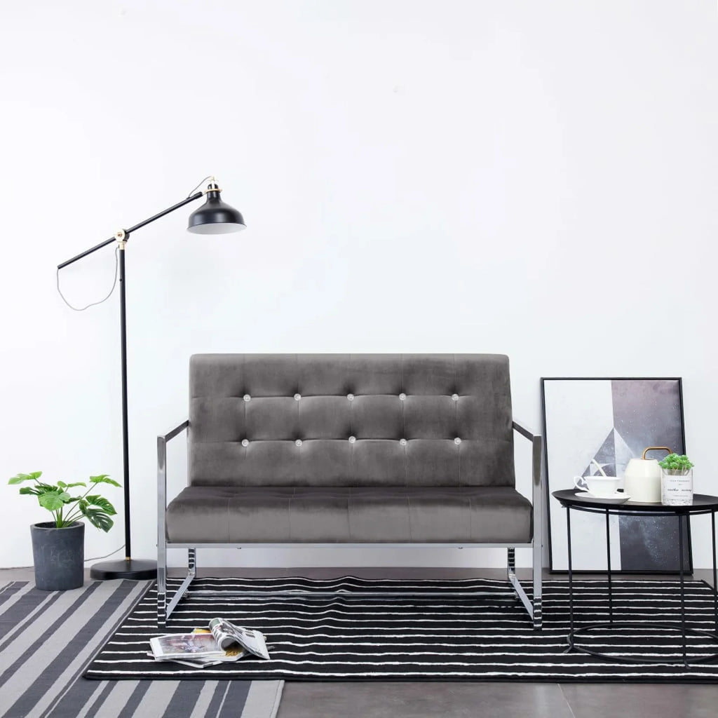 2-Seater Sofa Dark Gray P144289