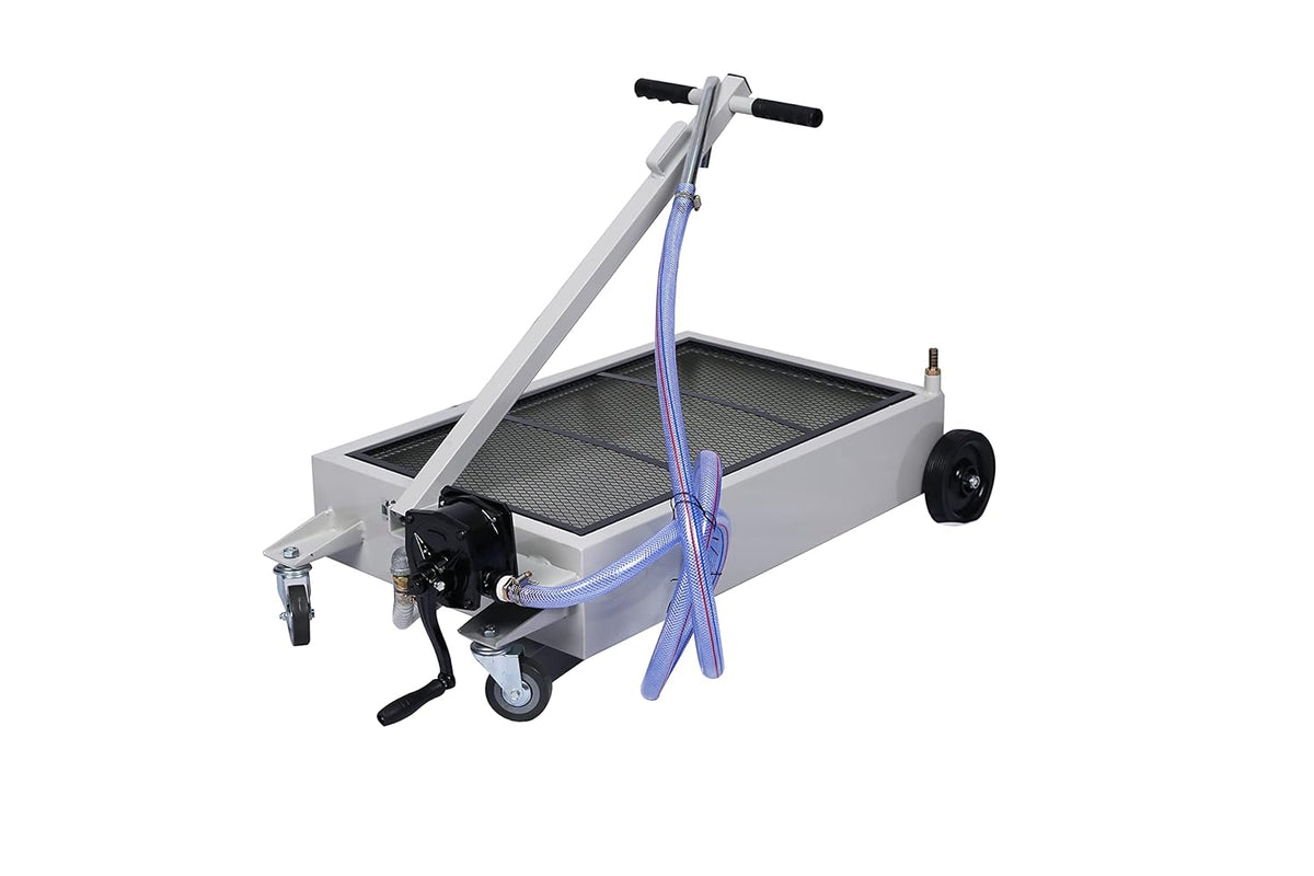 15-Gallon Oil Drain Pan with Hand Pump X39190