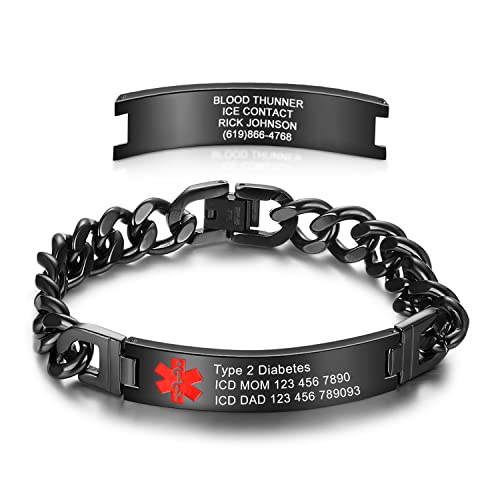 Medical Alert Bracelets Stainless Steel V71757