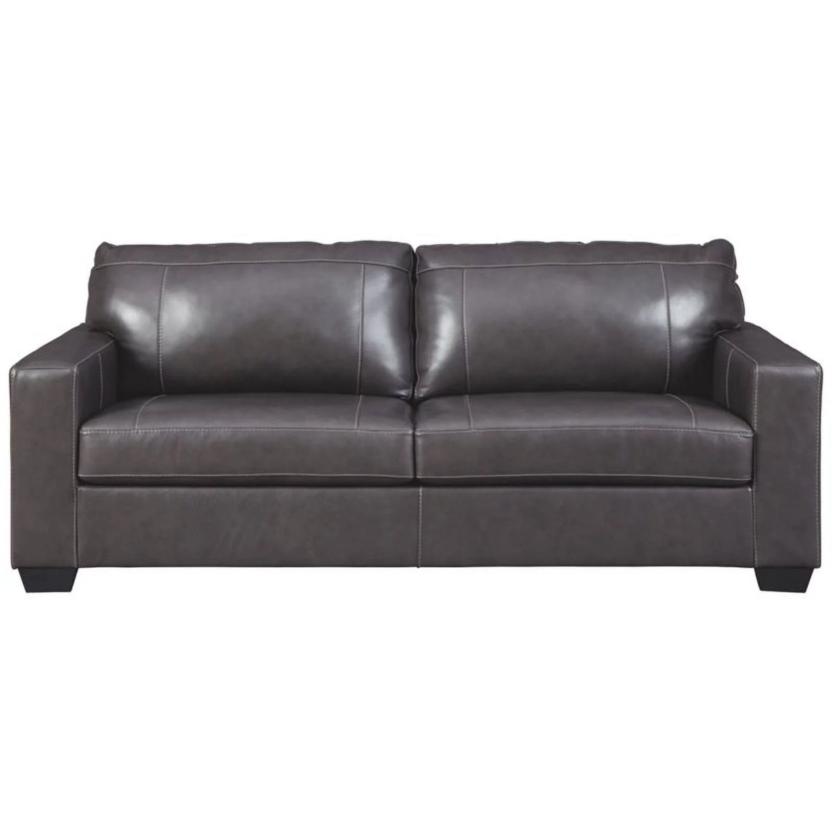 Gray Leather Sofa G5996