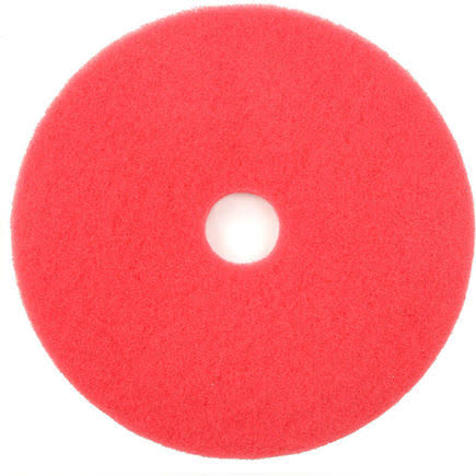 18 in. Red Buffing Pad - 5 per Case X620862