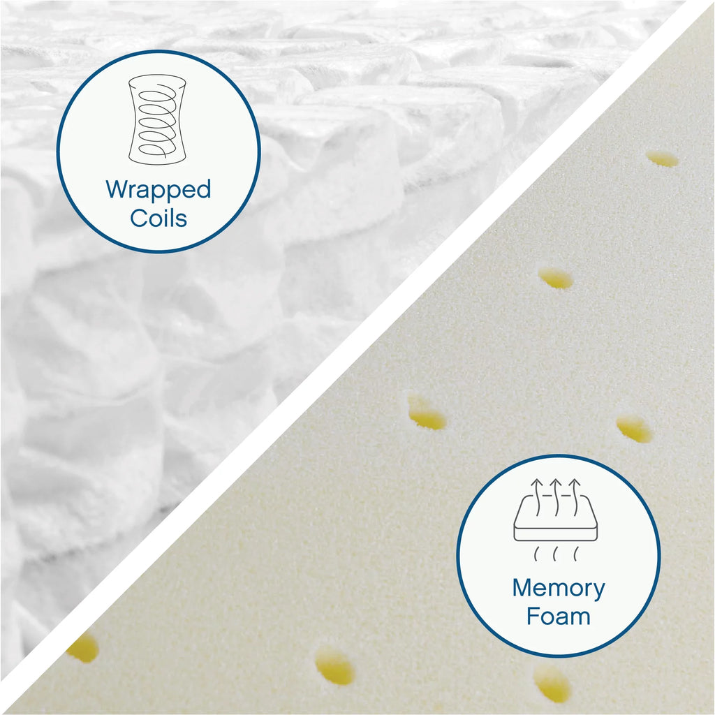 12-Inch Pillow Top Gel Memory Foam Hybrid Mattress, King L9782