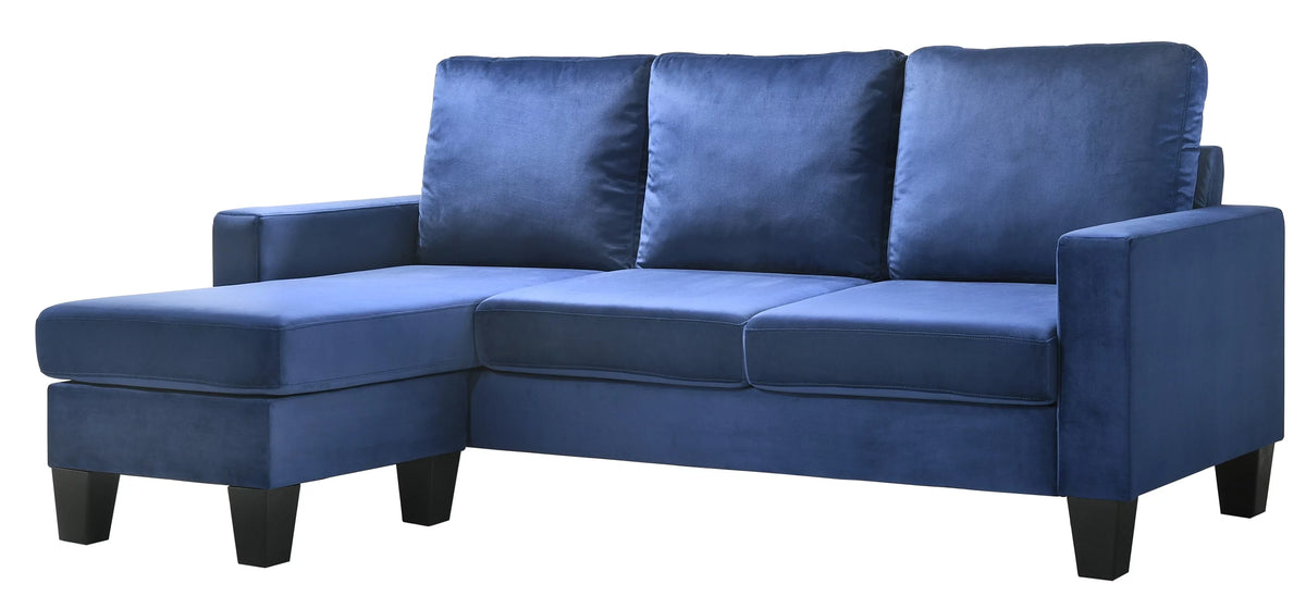 Velvet Flared Arm Couch A505603