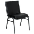 Black Metal Stack Chair Q96908