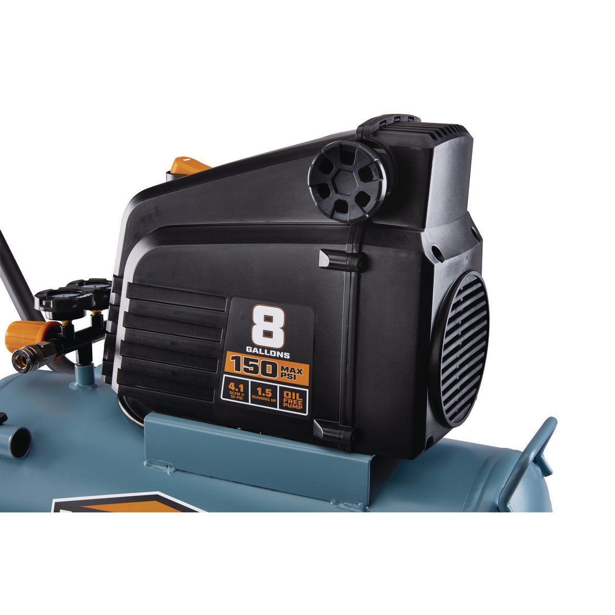 8 Gallon 150 PSI Oil-Free Air Compressor L86848