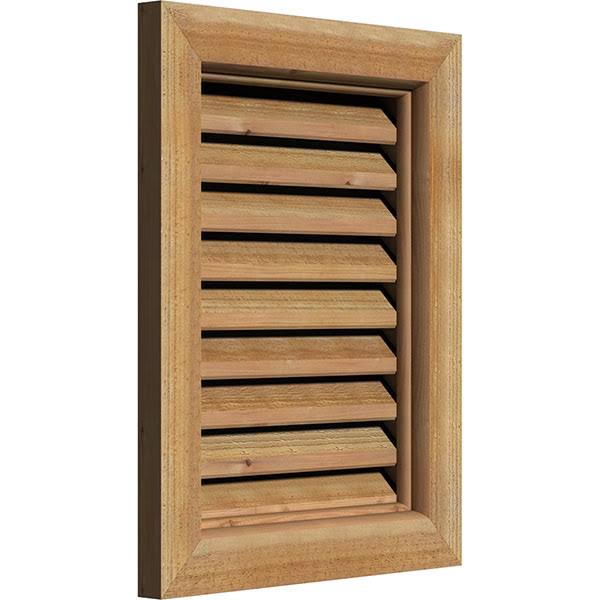 Vertical Gable Vent Unfinished Functional Rough T868