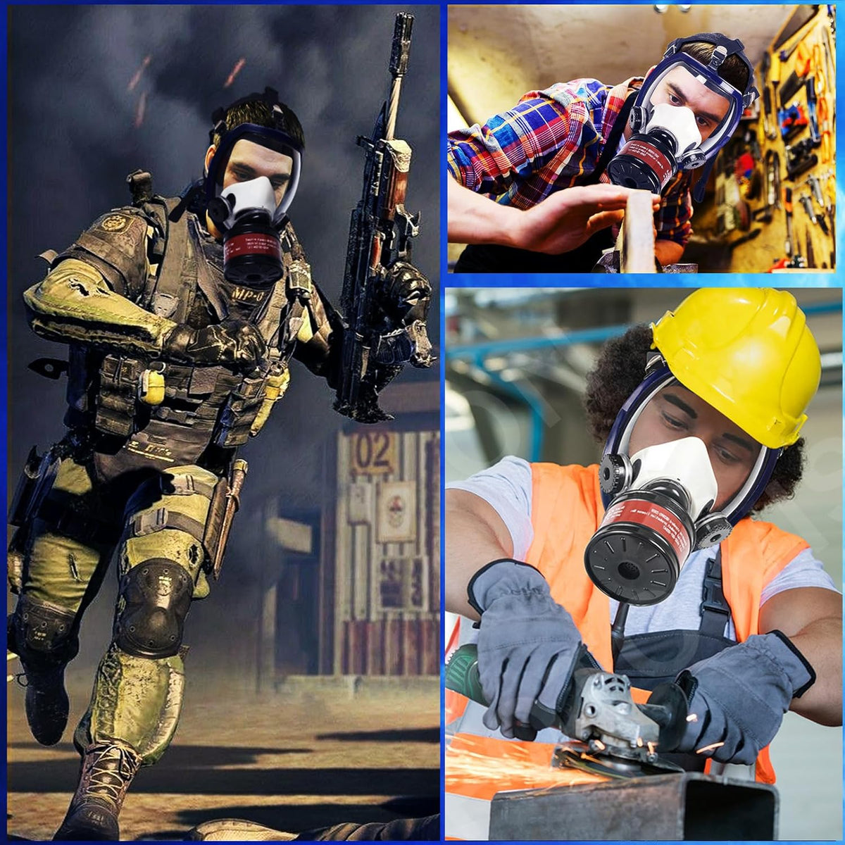 40mm Activated Carbon Filter Tactical Respirator Mask D298208