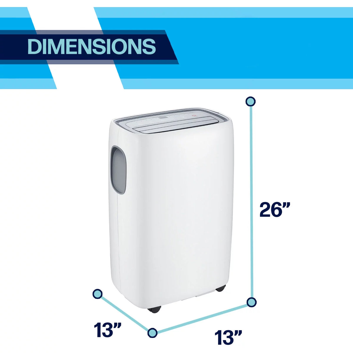 13,000 BTU Portable Air Conditioner with Wheels J449