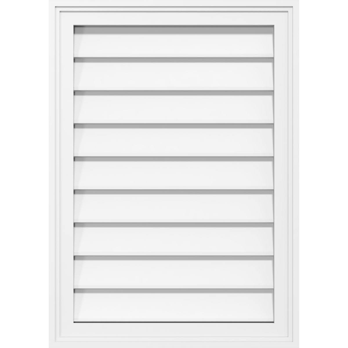 PVC Gable Vent with Brickmold V40922