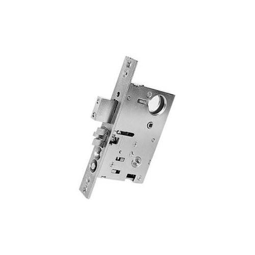 Right Hand Exit Mortise Lock in Satin Brass and Black B75286
