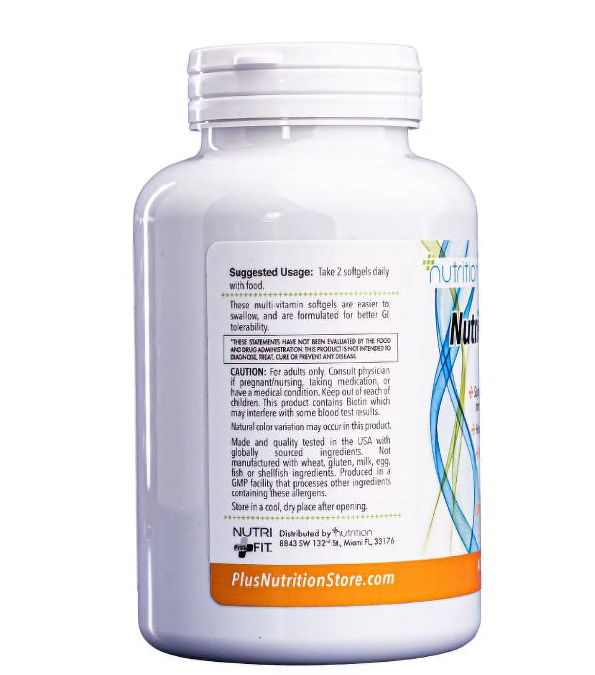 Men's Multivitamin with Saw Palmetto, Plant Sterols, Lycopene & CoQ10, 90 Softgels J77629