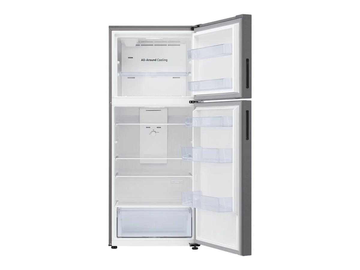 Top Freezer Freestanding Refrigerator Black Stainless Steel F5756