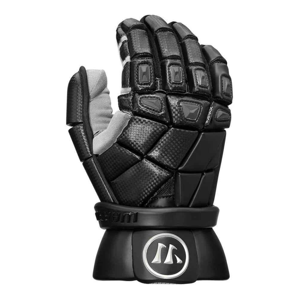 Black 12 inch Lacrosse Goalie Gloves X859