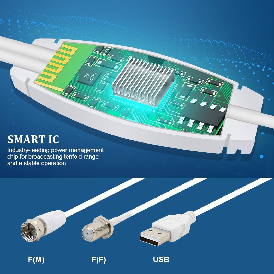 Amplified Digital HD TV Antenna with 16ft Coaxial Cable G209881