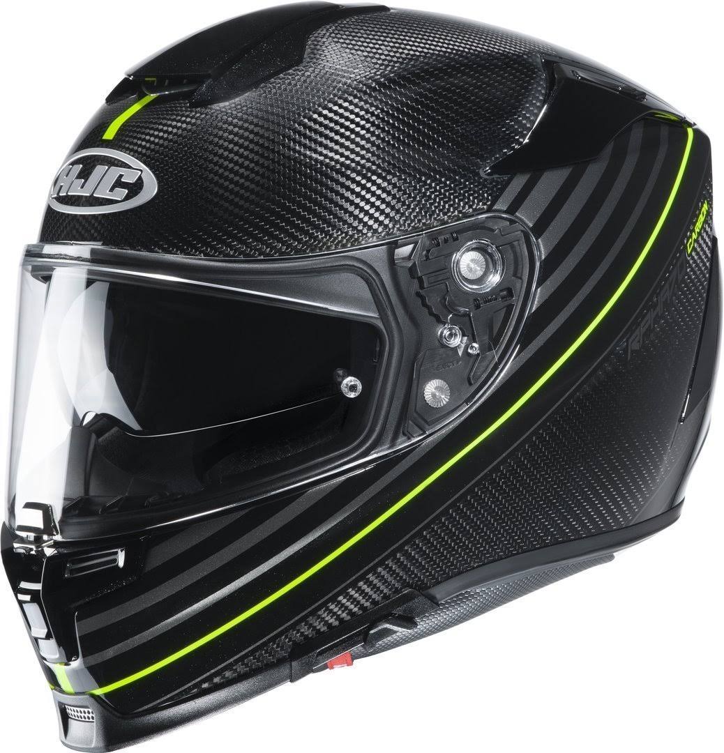 Carbon Helmet Yellow Black Xs L24734