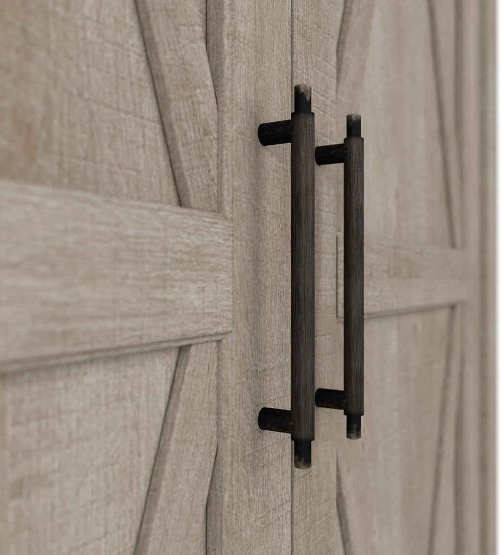 Washed Gray Kitchen Pantry Cabinet U25579